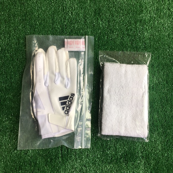 white adidas gloves